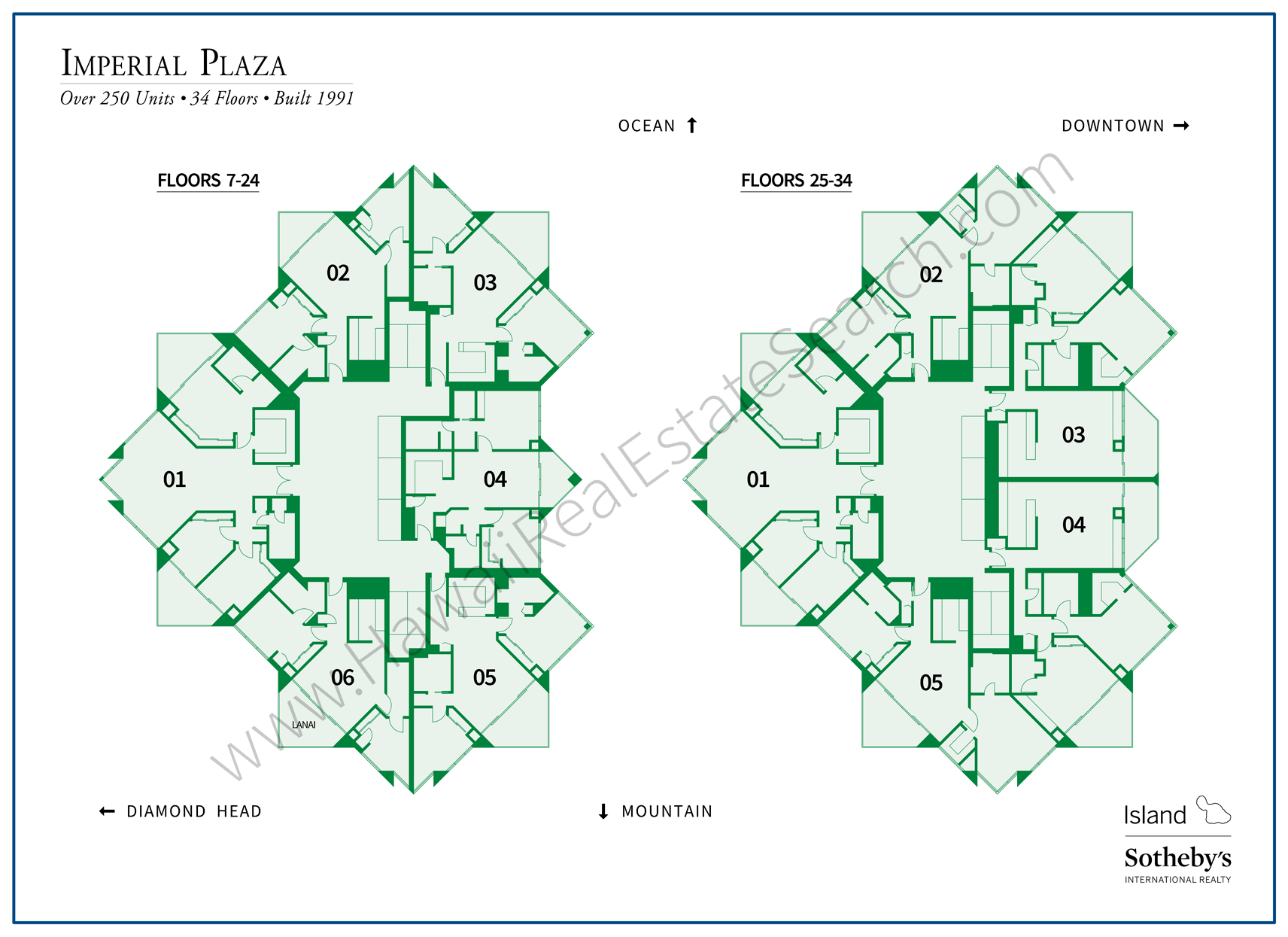 Imperial Plaza Map Hawaii